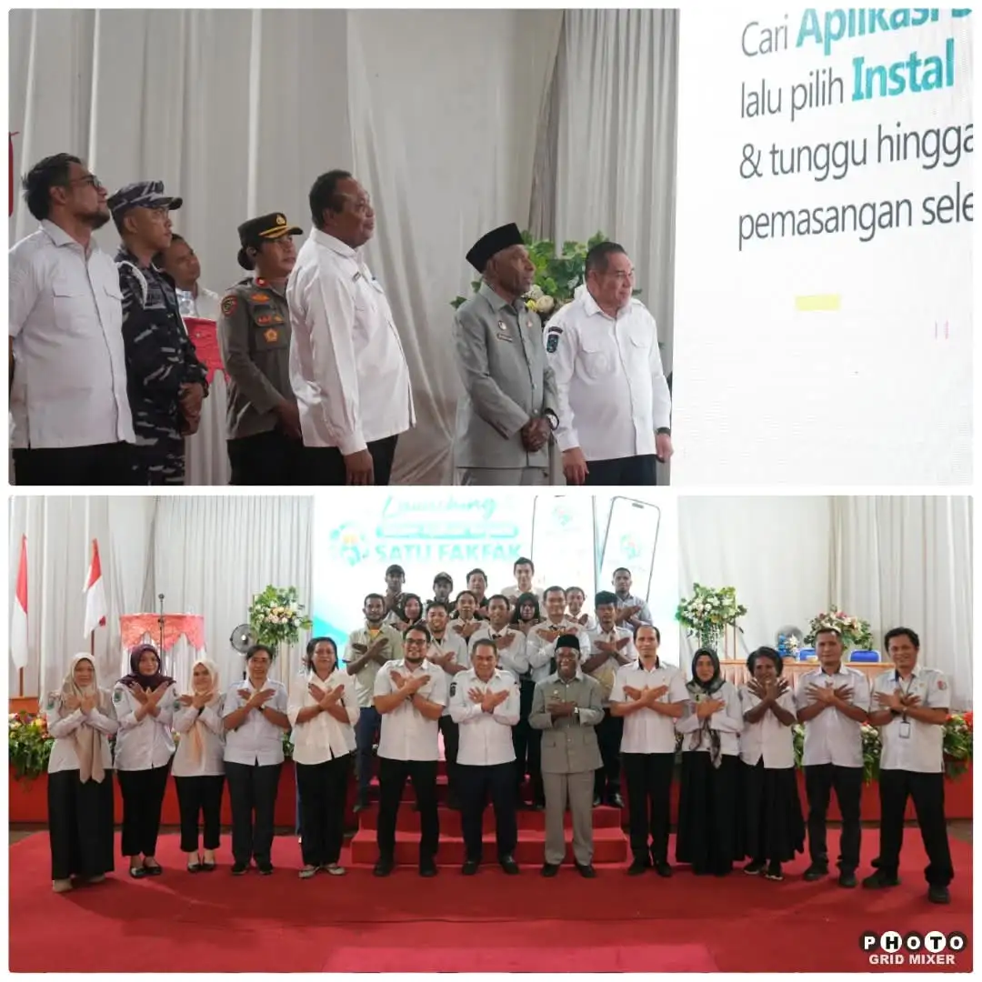 “Satu Fakfak” Diluncurkan, Bupati Samaun Dorong Pemerintahan Beralih dari Kerja Manual ke Ekosistem Digital